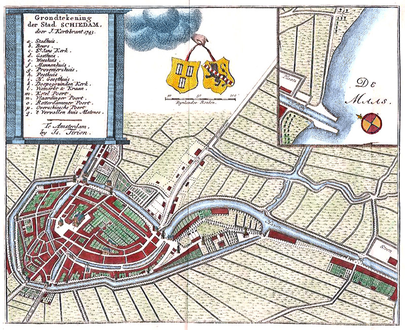 Schiedam 1744 Tirion